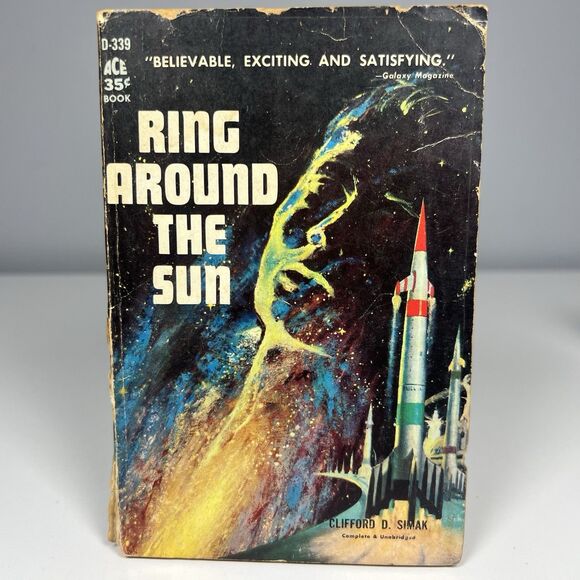 RING AROUND THE SUN By Clifford D. Simak 1959 2nd Printing ACE - Picture 1 of 9
